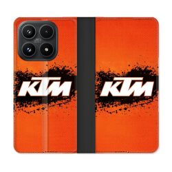Housse Cuir Portefeuille Pour Xiaomi 17 Moto KTM