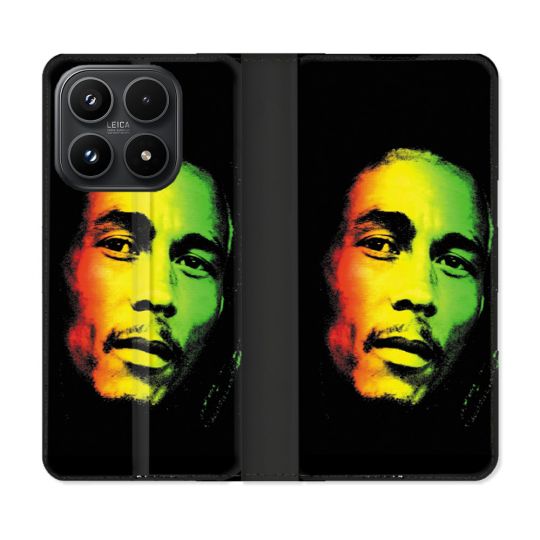 Housse Cuir Portefeuille Pour Xiaomi 17 Musique Bob Marley 2