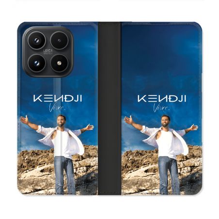 Housse Cuir Portefeuille Pour Xiaomi 17 Musique Kendji