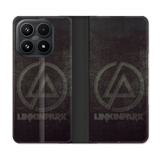Housse Cuir Portefeuille Pour Xiaomi 17 Musique Rock Linkin Park