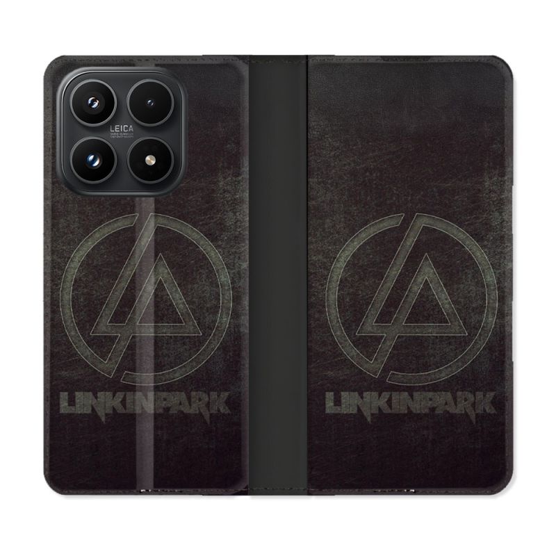 Housse Cuir Portefeuille Pour Xiaomi 17 Musique Rock Linkin Park