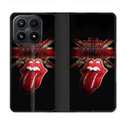 Housse Cuir Portefeuille Pour Xiaomi 17 Musique Rolling Stones