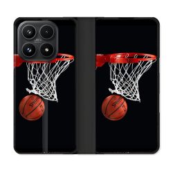 Housse Cuir Portefeuille Pour Xiaomi 17 Sport Basket Panier