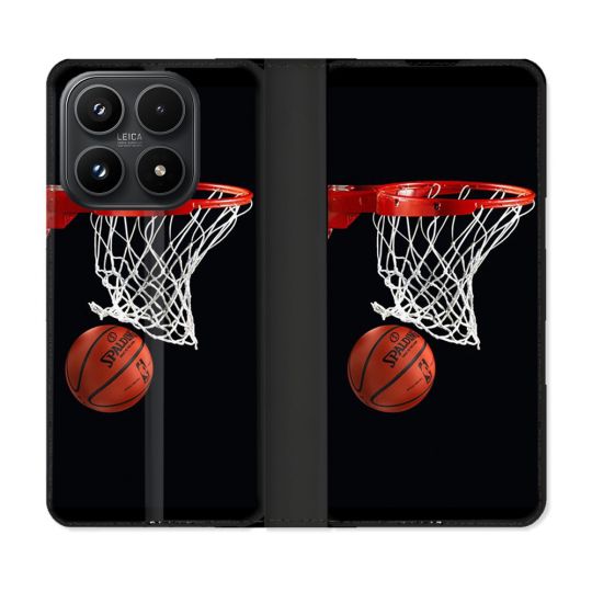 Housse Cuir Portefeuille Pour Xiaomi 17 Sport Basket Panier