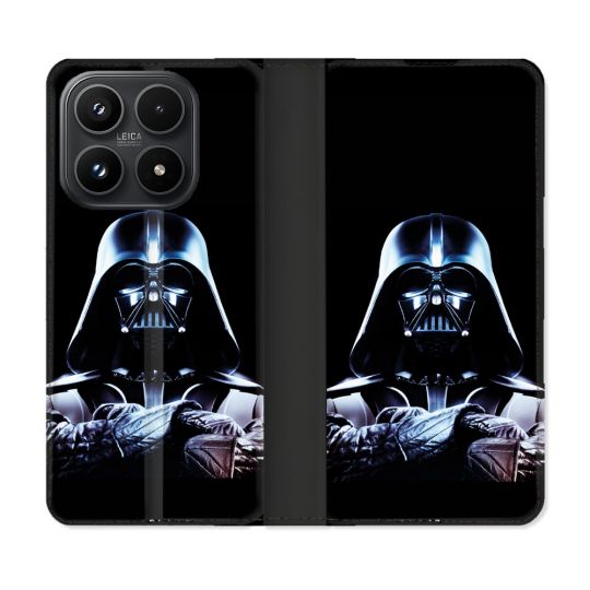 Housse Cuir Portefeuille Pour Xiaomi 17 Star Wars - Dark Vador Noir