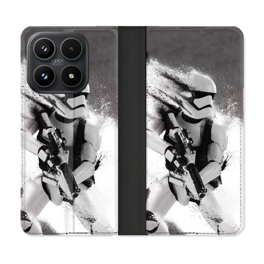 Housse Cuir Portefeuille Pour Xiaomi 17 Star Wars - Trooper