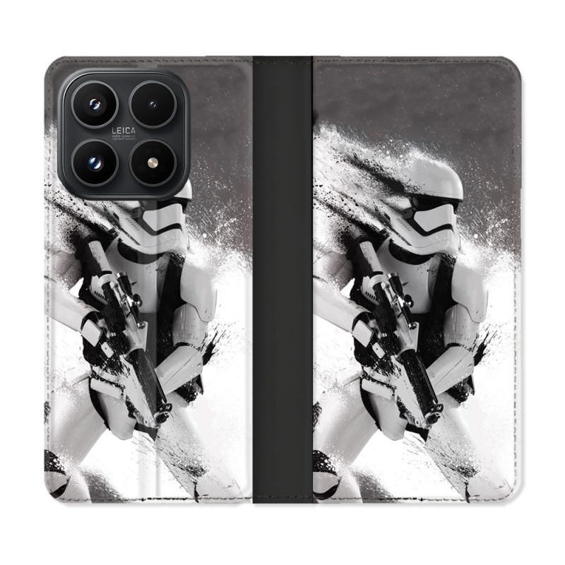 Housse Cuir Portefeuille Pour Xiaomi 17 Star Wars - Trooper