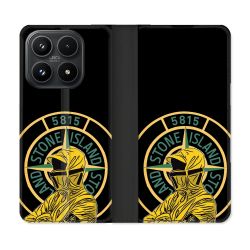 Housse Cuir Portefeuille Pour Xiaomi 17 Stone Island Color