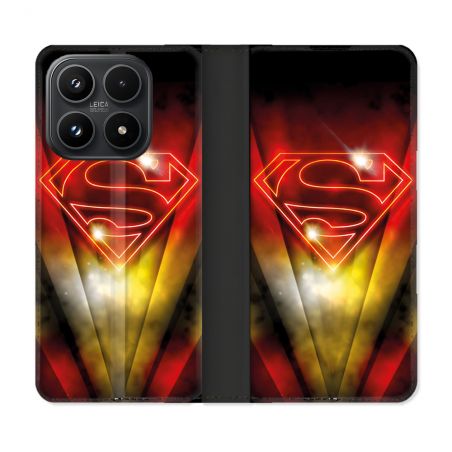 Housse Cuir Portefeuille Pour Xiaomi 17 Superman Logo