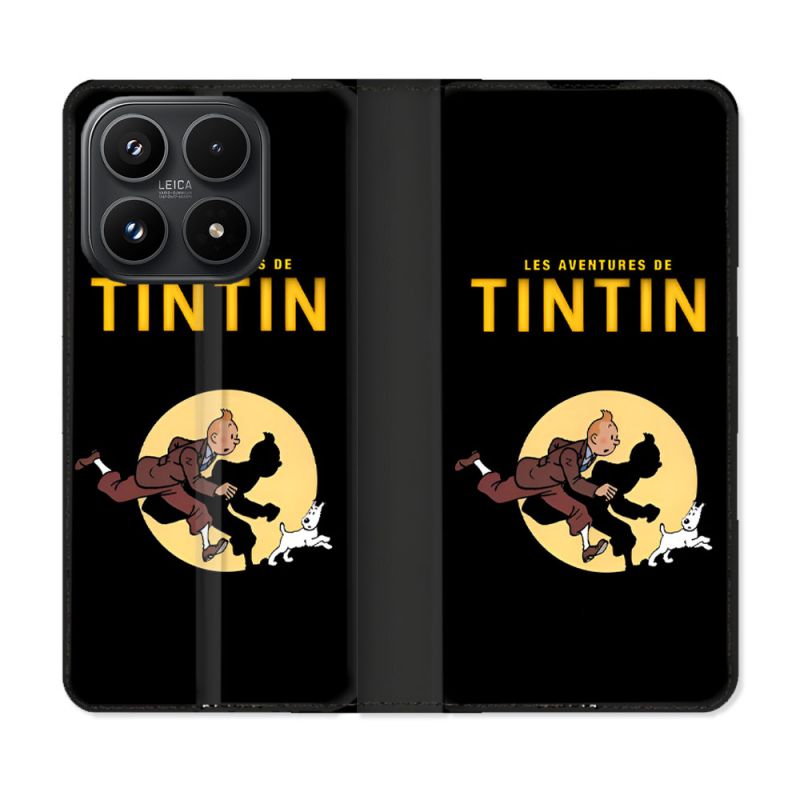 Housse Cuir Portefeuille Pour Xiaomi 17 Tintin Classique