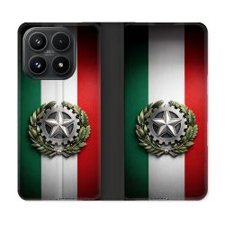 Housse Cuir Portefeuille Pour Xiaomi 17 Voyage Drapeau Italie