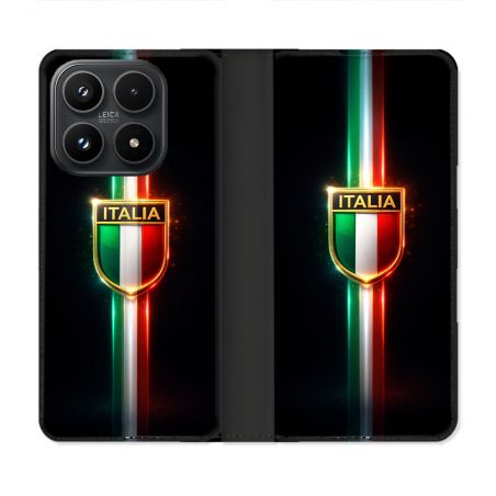 Housse Cuir Portefeuille Pour Xiaomi 17 Voyage Drapeau Italie 3 2026
