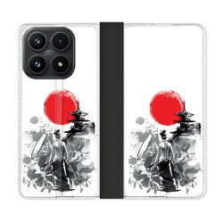 Housse Cuir Portefeuille Pour Xiaomi 17 Voyage Japon Femme