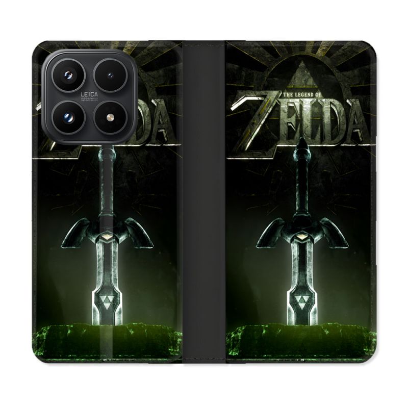 Housse Cuir Portefeuille Pour Xiaomi 17 Zelda
