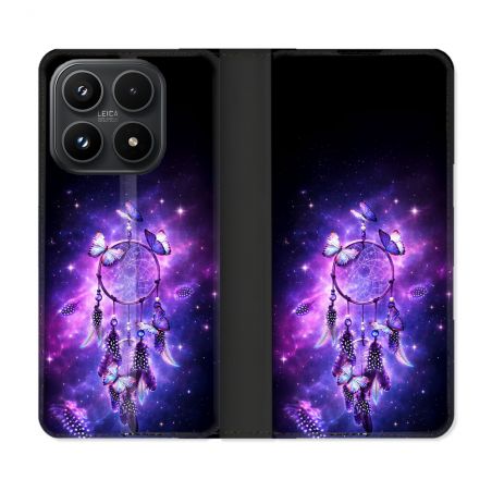 Housse Cuir Portefeuille Pour Xiaomi 17 Zen Attrape Reve Papillon 2026
