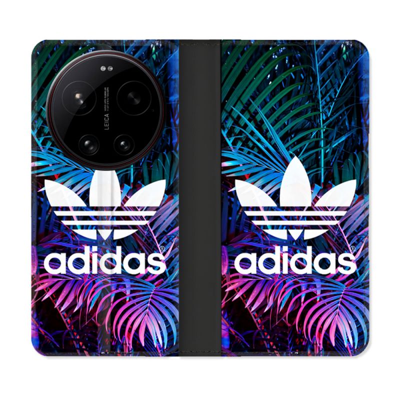 Housse Cuir Portefeuille Pour Xiaomi 17 Ultra Adidas Palmier