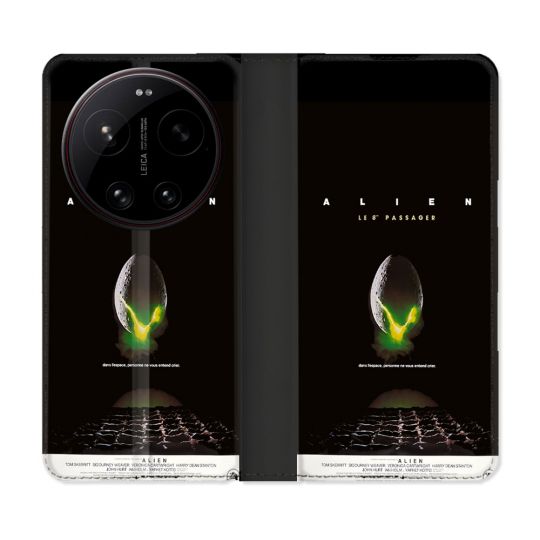 Housse Cuir Portefeuille Pour Xiaomi 17 Ultra Alien Affiche