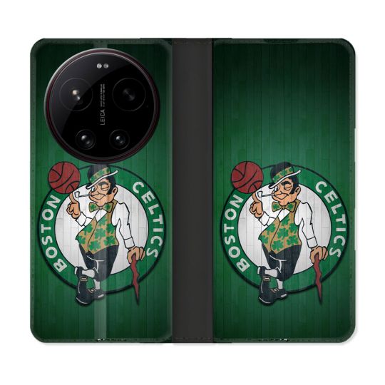 Housse Cuir Portefeuille Pour Xiaomi 17 Ultra Basket Boston Celtics
