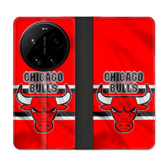 Housse Cuir Portefeuille Pour Xiaomi 17 Ultra Basket Chicago Bulls