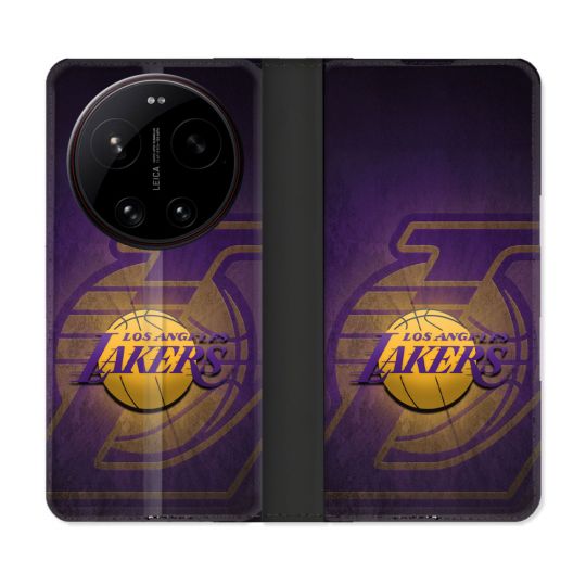 Housse Cuir Portefeuille Pour Xiaomi 17 Ultra Basket Los Angeles Lakers