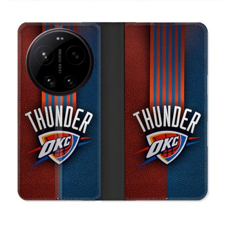 Housse Cuir Portefeuille Pour Xiaomi 17 Ultra Basket Oklahoma City Thunder