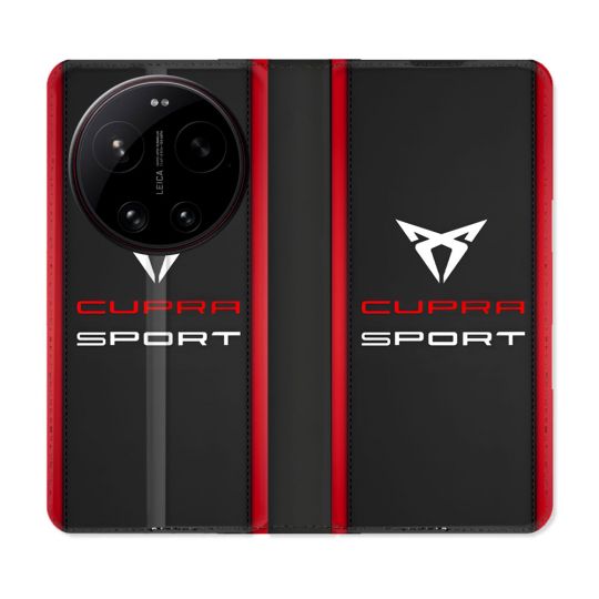 Housse Cuir Portefeuille Pour Xiaomi 17 Ultra Cupra