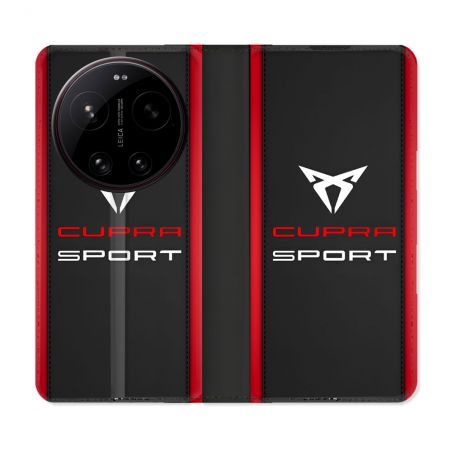 Housse Cuir Portefeuille Pour Xiaomi 17 Ultra Cupra