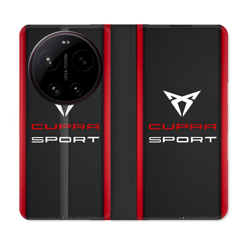 Housse Cuir Portefeuille Pour Xiaomi 17 Ultra Cupra