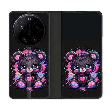 Housse Cuir Portefeuille Pour Xiaomi 17 Ultra Fantastique Kawaii Mignon