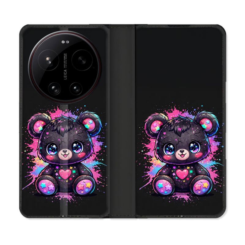 Housse Cuir Portefeuille Pour Xiaomi 17 Ultra Fantastique Kawaii Mignon