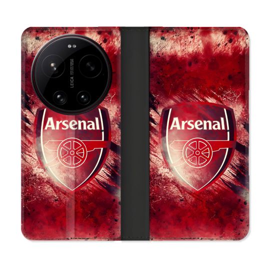 Housse Cuir Portefeuille Pour Xiaomi 17 Ultra Foot Arsenal