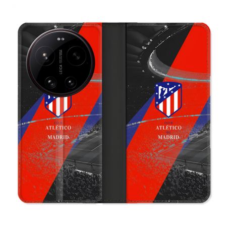 Housse Cuir Portefeuille Pour Xiaomi 17 Ultra Foot Athletico Madrid