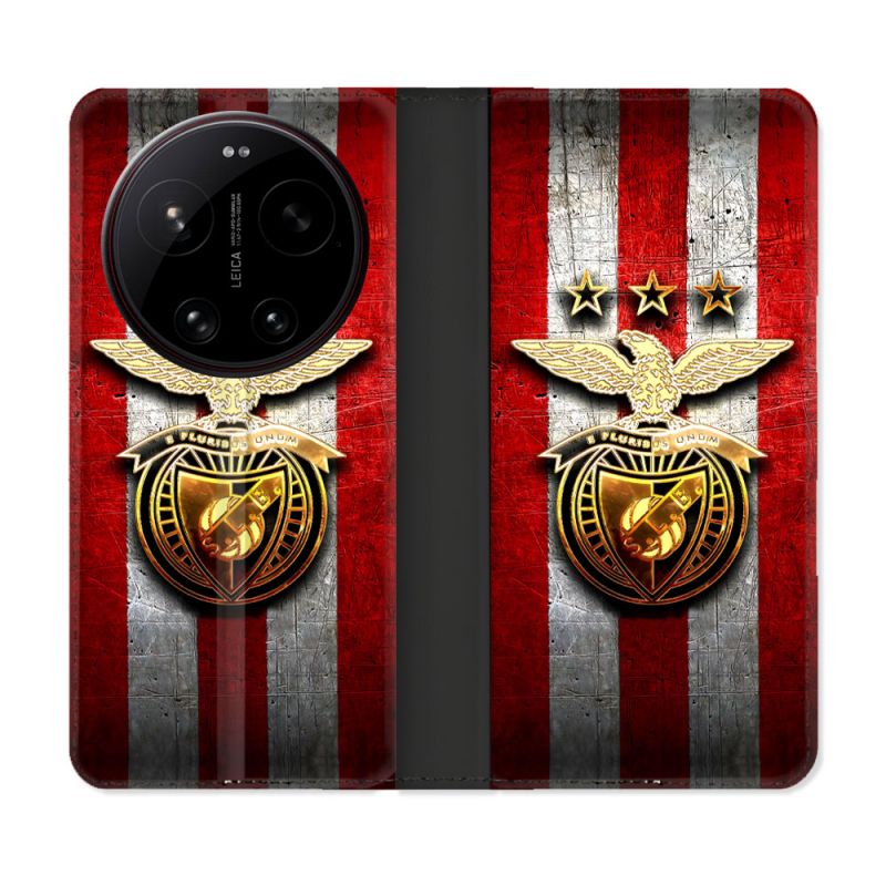 Housse Cuir Portefeuille Pour Xiaomi 17 Ultra Foot Benfica