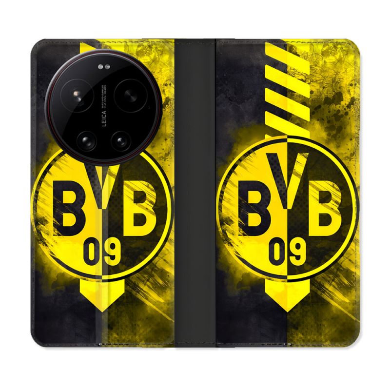 Housse Cuir Portefeuille Pour Xiaomi 17 Ultra Foot Dortmund