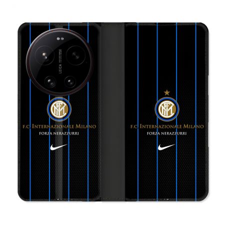 Housse Cuir Portefeuille Pour Xiaomi 17 Ultra Foot Inter Milan
