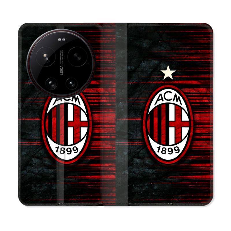 Housse Cuir Portefeuille Pour Xiaomi 17 Ultra Foot Milan AC
