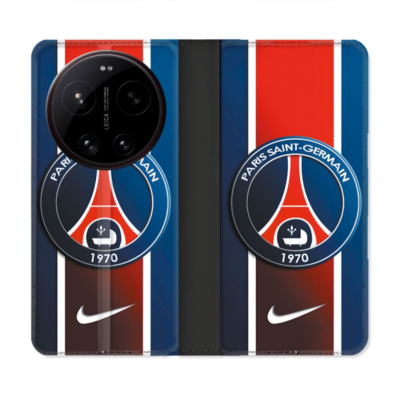 Housse Cuir Portefeuille Pour Xiaomi 17 Ultra Foot PSG 1970