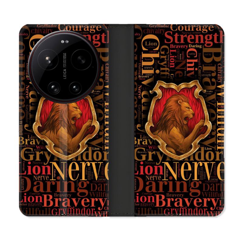 Housse Cuir Portefeuille Pour Xiaomi 17 Ultra Harry Potter Griffondor