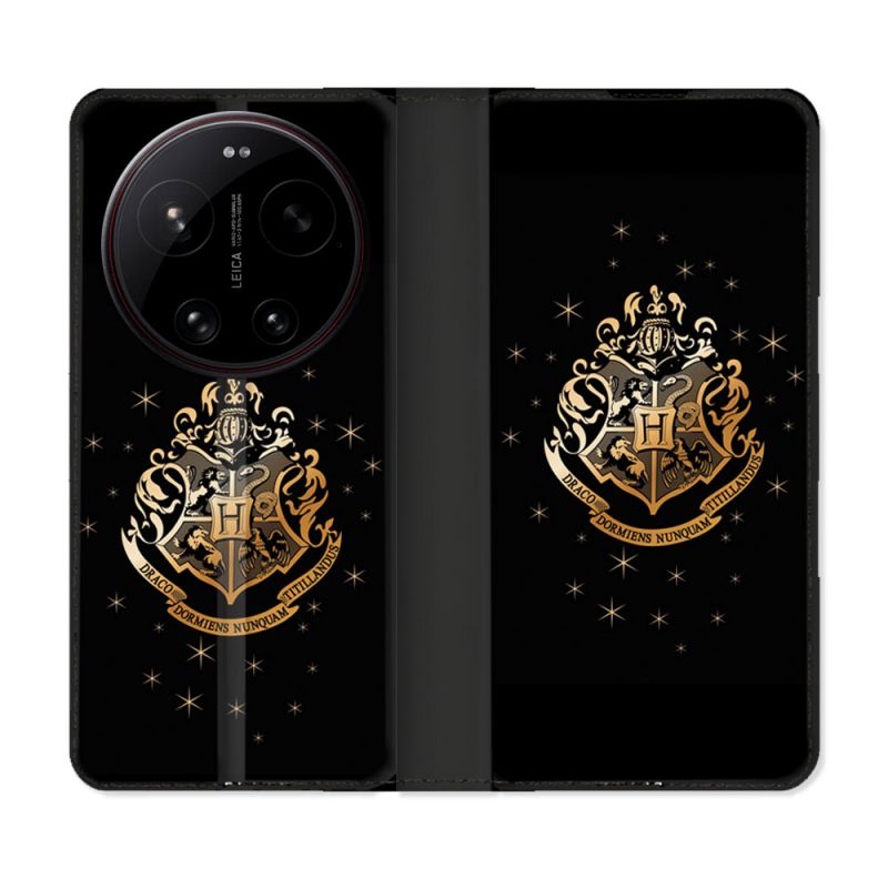Housse Cuir Portefeuille Pour Xiaomi 17 Ultra Harry Potter Poudlard
