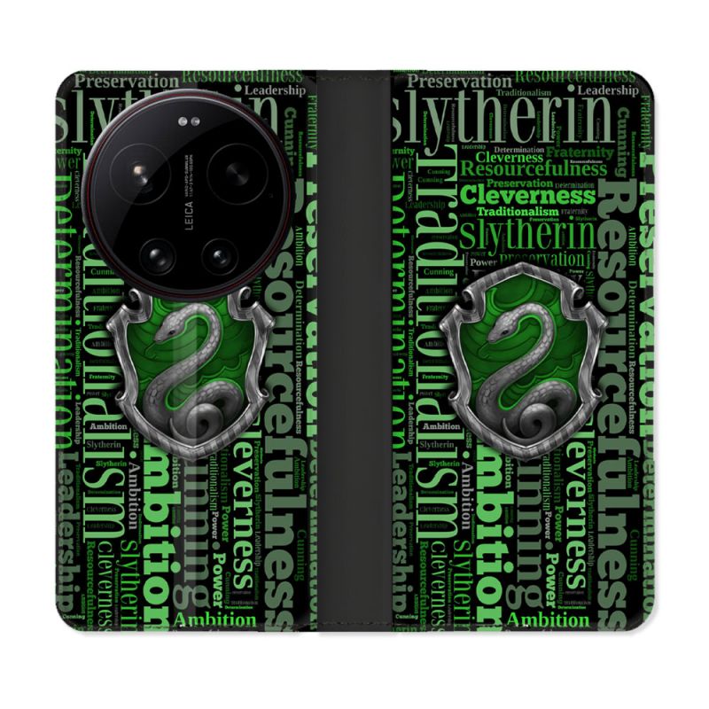 Housse Cuir Portefeuille Pour Xiaomi 17 Ultra Harry Potter Serpentar