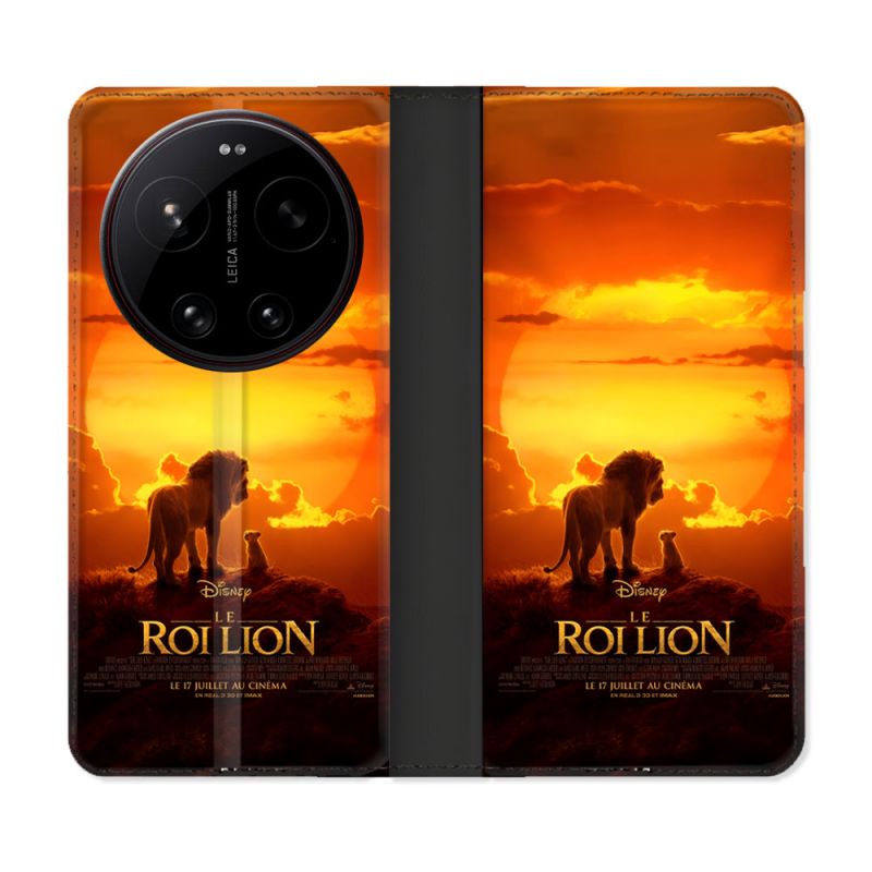 Housse Cuir Portefeuille Pour Xiaomi 17 Ultra Le Roi Lion Affiche