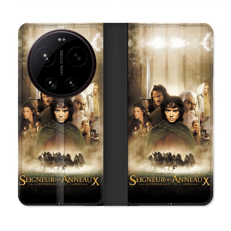 Housse Cuir Portefeuille Pour Xiaomi 17 Ultra Le seigneur Des Anneaux Affiche