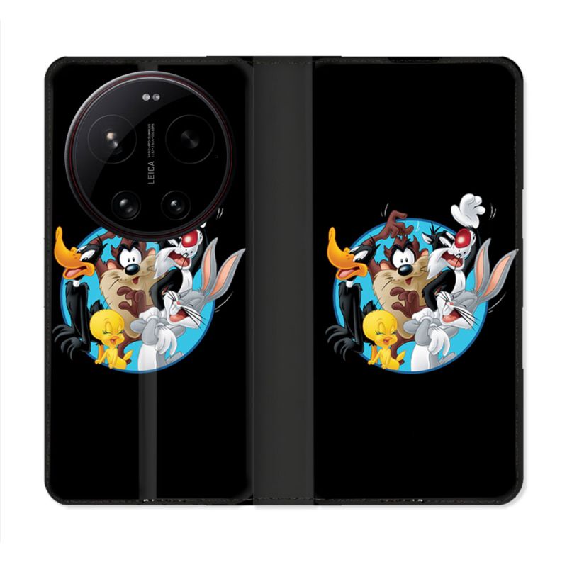Housse Cuir Portefeuille Pour Xiaomi 17 Ultra Looney Tunes
