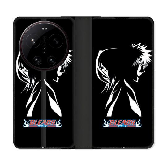 Housse Cuir Portefeuille Pour Xiaomi 17 Ultra Manga Bleach Duo