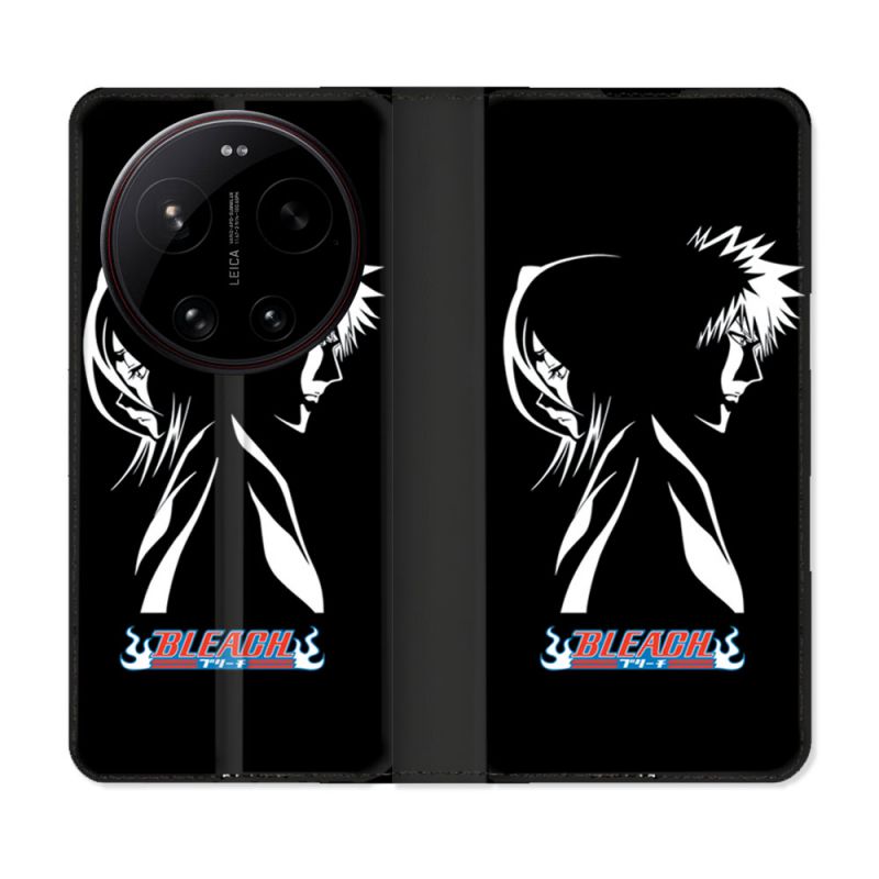 Housse Cuir Portefeuille Pour Xiaomi 17 Ultra Manga Bleach Duo
