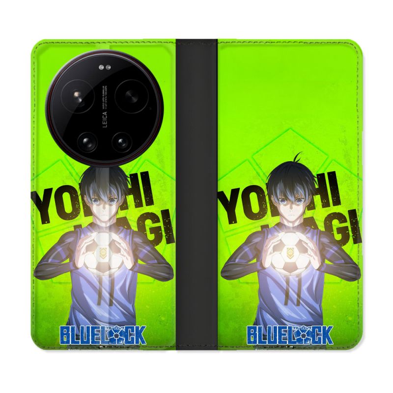 Housse Cuir Portefeuille Pour Xiaomi 17 Ultra Manga Blue Lock Yoichi Isagi