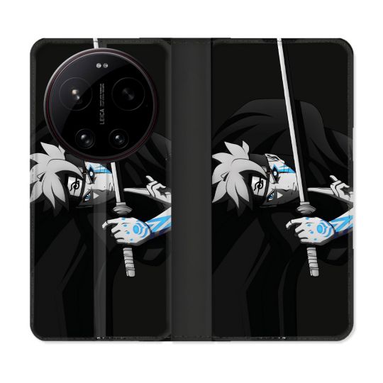 Housse Cuir Portefeuille Pour Xiaomi 17 Ultra Manga Boruto Epée