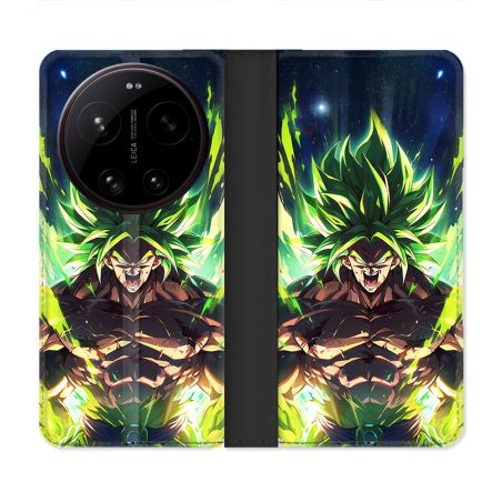 Housse Cuir Portefeuille Pour Xiaomi 17 Ultra Manga Dragon Ball Broly