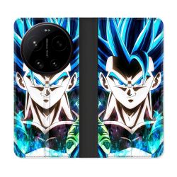Housse Cuir Portefeuille Pour Xiaomi 17 Ultra Manga Dragon Ball Gogeta Visage