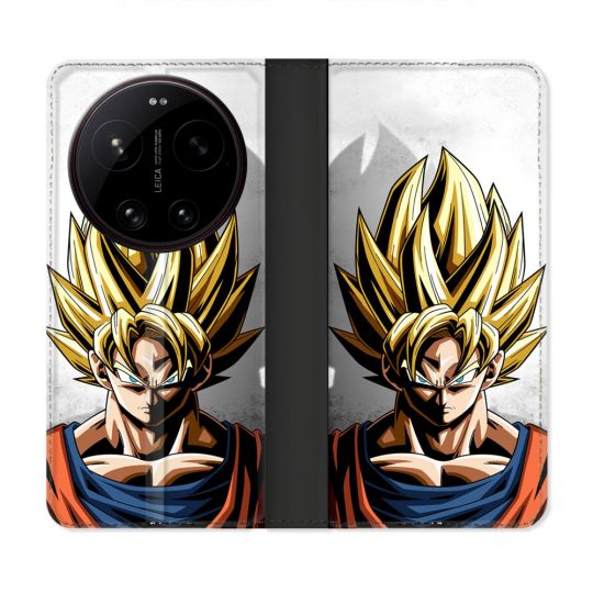 Housse Cuir Portefeuille Pour Xiaomi 17 Ultra Manga Dragon Ball Sangoku Portrait